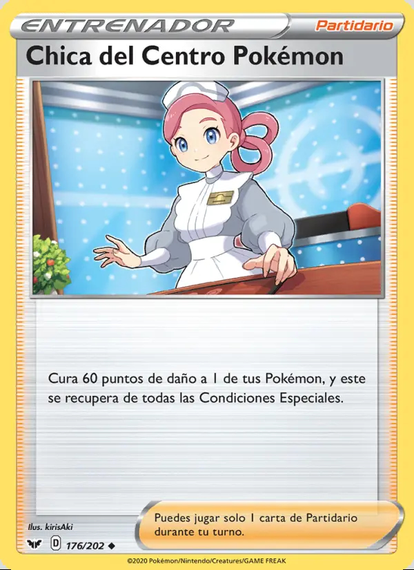 Image of the card Chica del Centro Pokémon