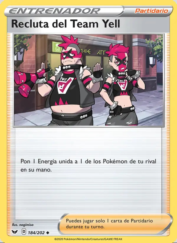 Image of the card Recluta del Team Yell