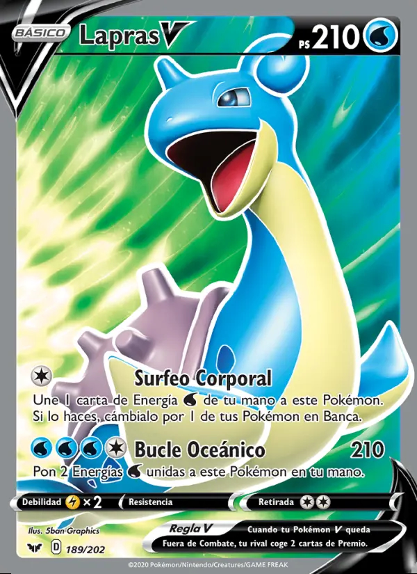 Image of the card Lapras V