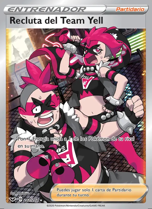 Image of the card Recluta del Team Yell