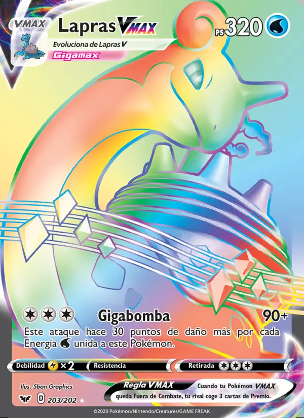 Image of the card Lapras VMAX