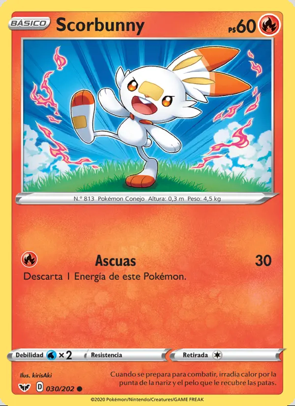 Image of the card Scorbunny