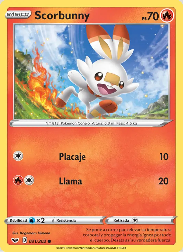 Image of the card Scorbunny