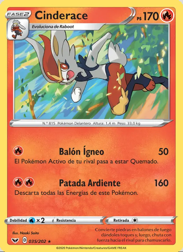 Image of the card Cinderace
