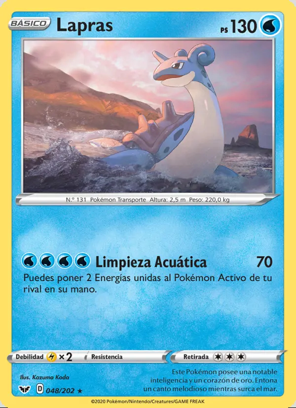 Image of the card Lapras