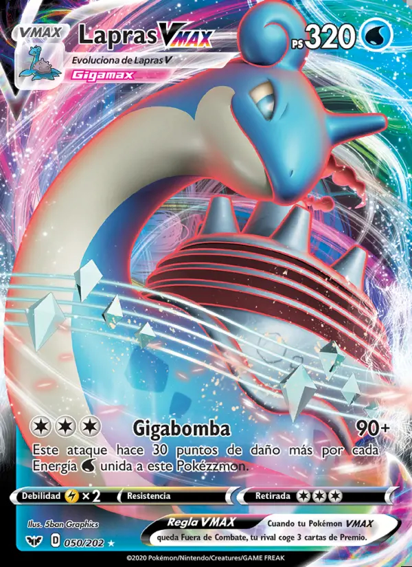 Image of the card Lapras VMAX