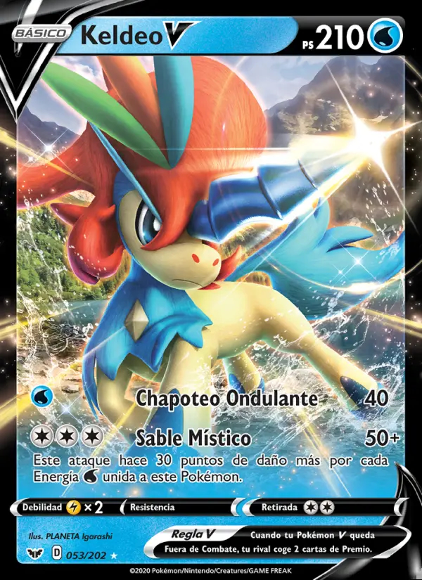 Image of the card Keldeo V