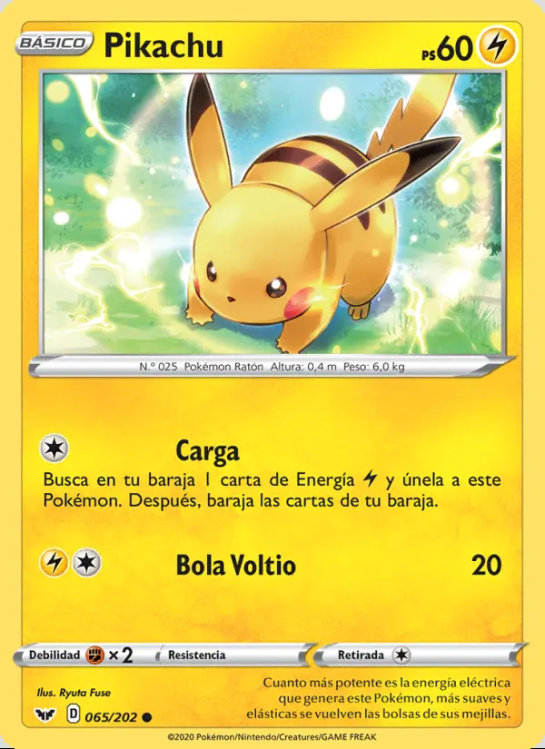 Image of the card Pikachu