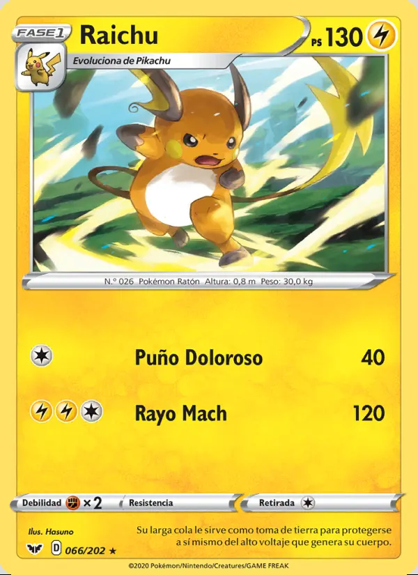 Image of the card Raichu