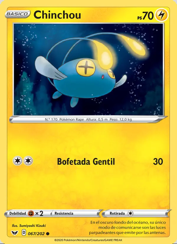 Image of the card Chinchou