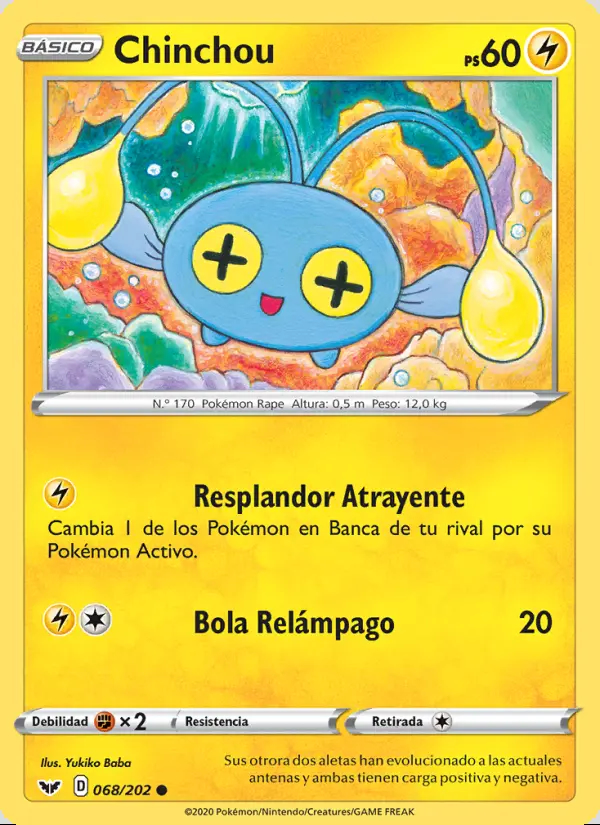 Image of the card Chinchou