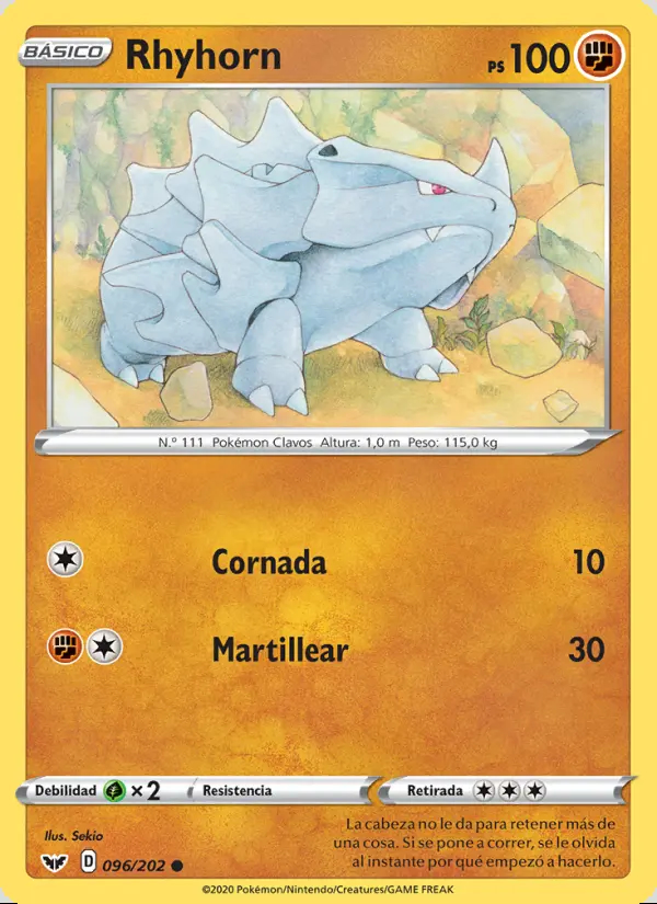 Image of the card Rhyhorn