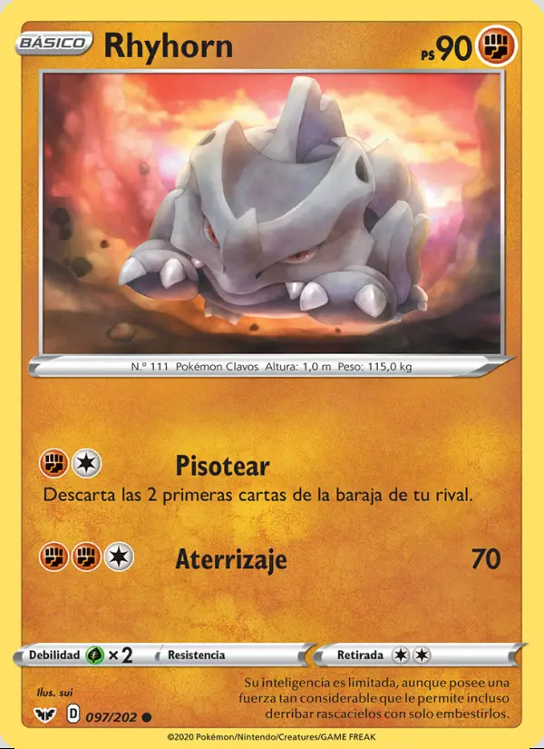 Image of the card Rhyhorn