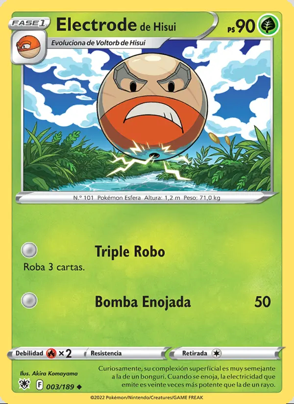 Image of the card Electrode de Hisui