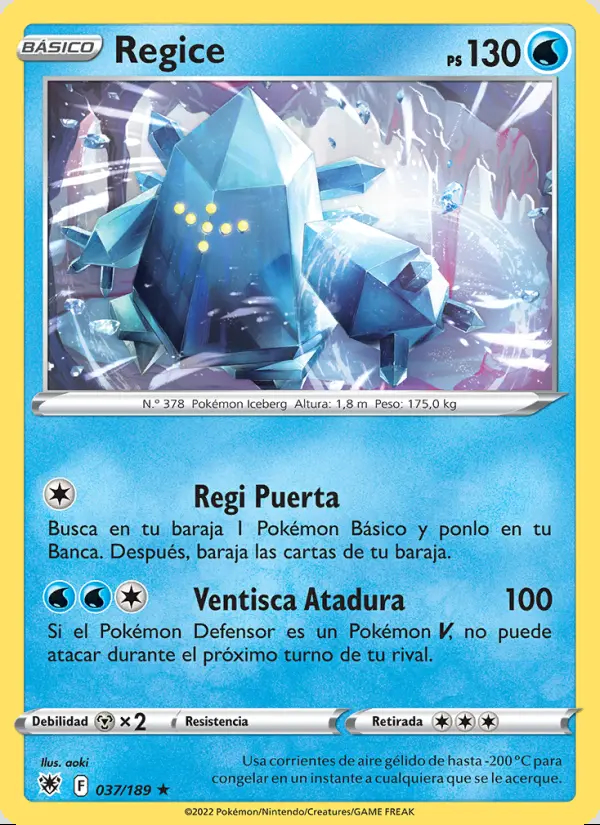 Image of the card Regice