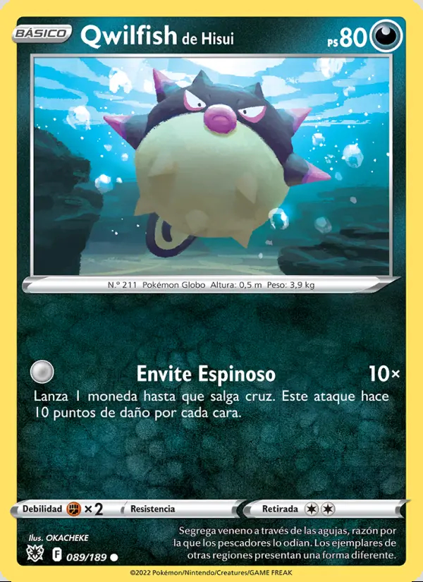 Image of the card Qwilfish de Hisui