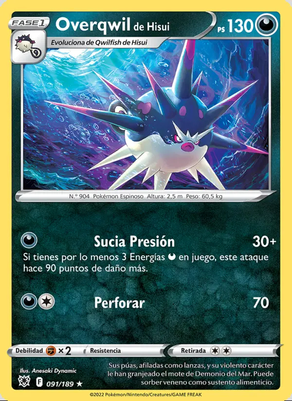 Image of the card Overqwil de Hisui