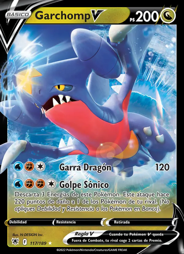 Image of the card Garchomp V