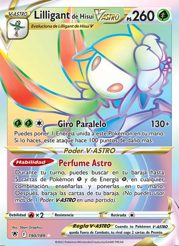 Image of the card Lilligant de Hisui V-ASTRO