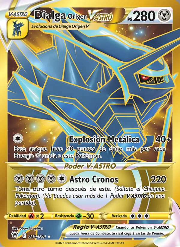 Image of the card Dialga Origen V-ASTRO