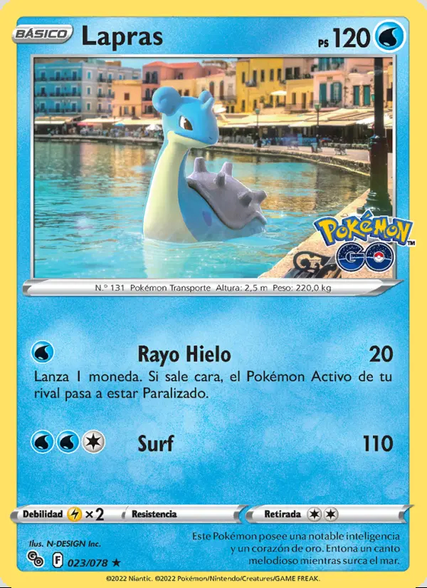 Image of the card Lapras