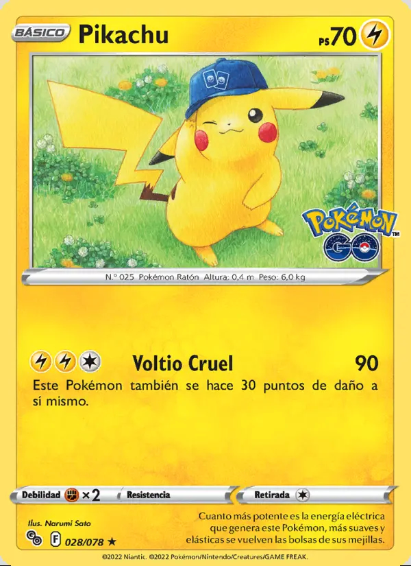 Image of the card Pikachu