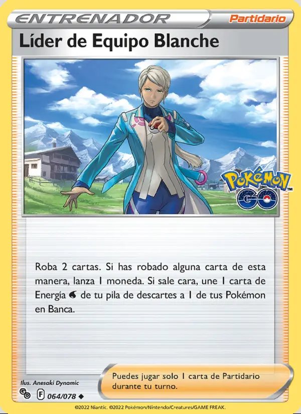 Image of the card Líder de Equipo Blanche