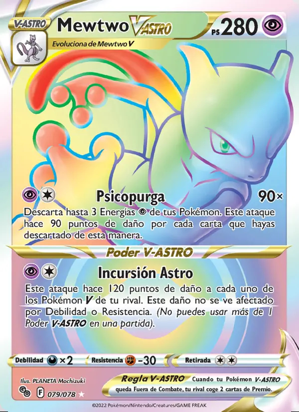 Image of the card Mewtwo V-ASTRO