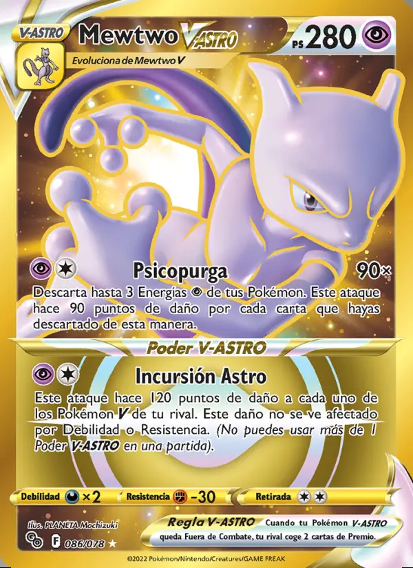 Image of the card Mewtwo V-ASTRO