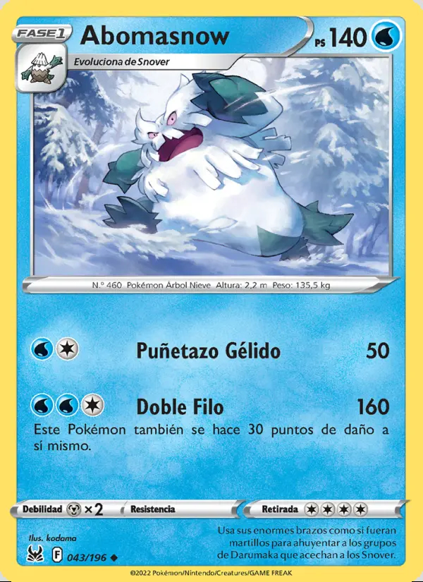 Image of the card Abomasnow