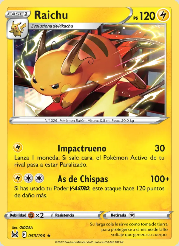 Image of the card Raichu