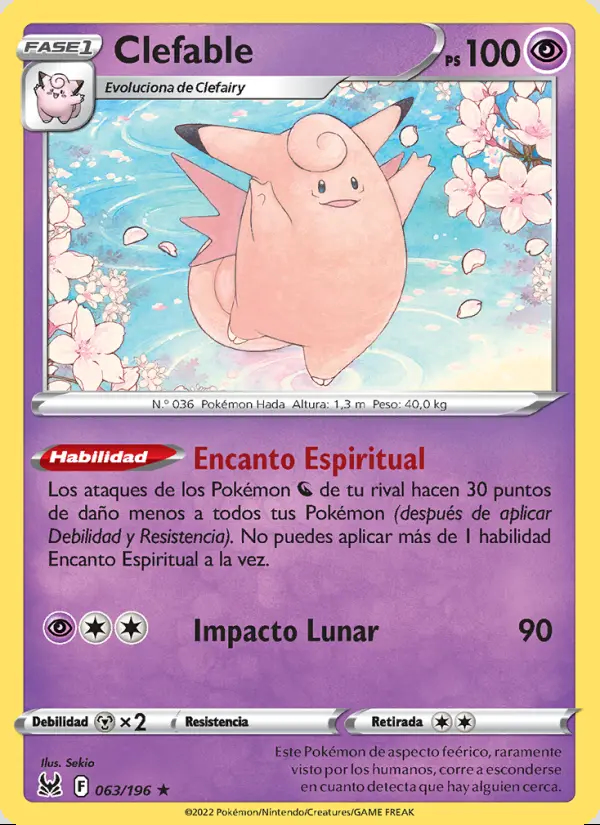 Image of the card Clefable