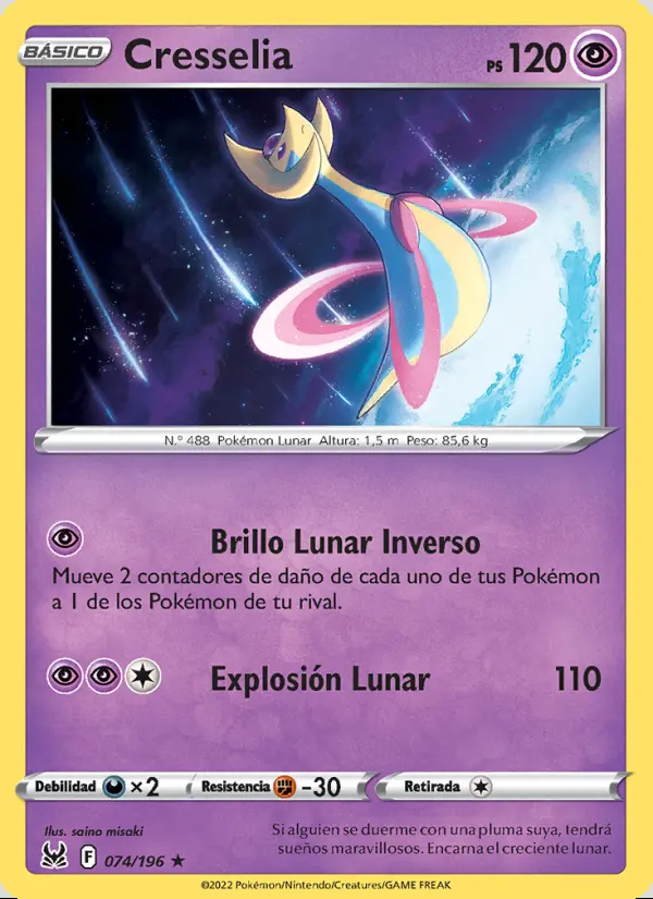 Image of the card Cresselia