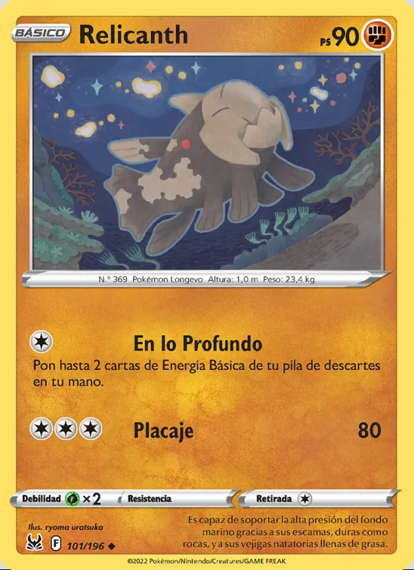 Image of the card Relicanth