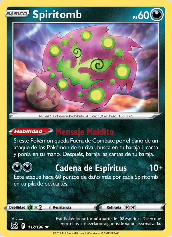 Image of the card Spiritomb