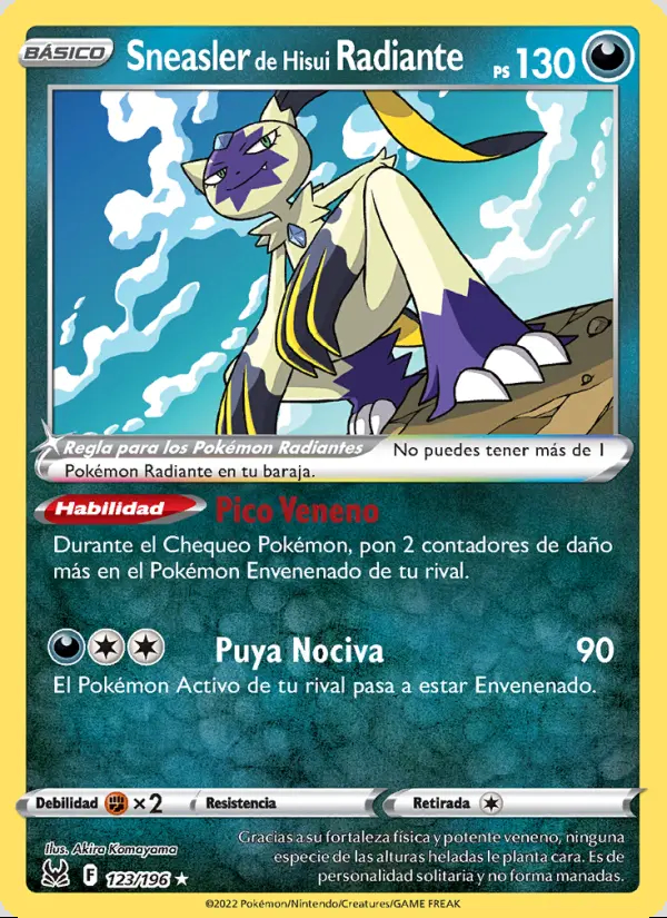 Image of the card Sneasler de Hisui Radiante