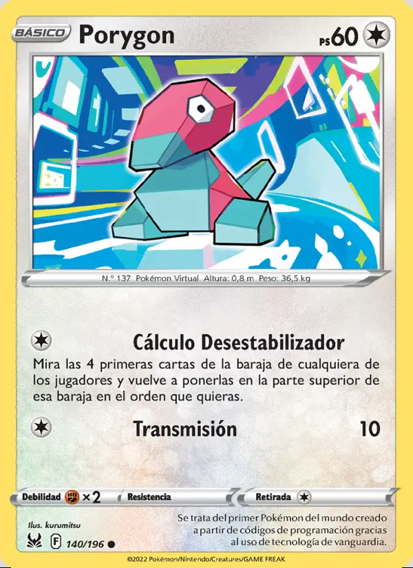 Image of the card Porygon