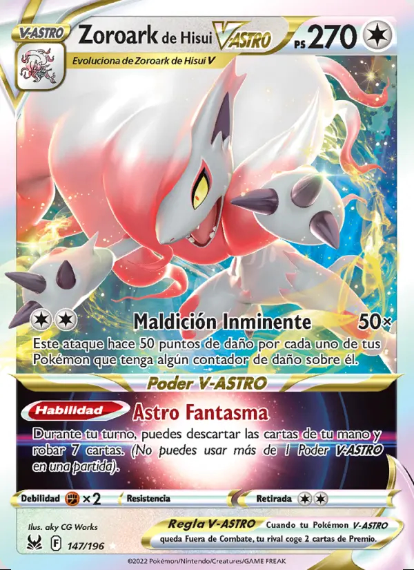 Image of the card Zoroark de Hisui V-ASTRO