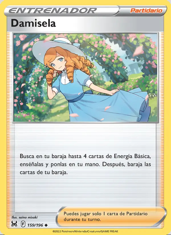 Image of the card Damisela