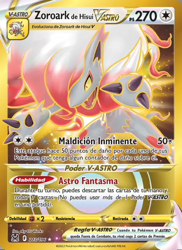 Image of the card Zoroark de Hisui V-ASTRO