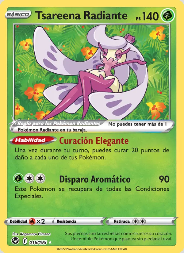 Image of the card Tsareena Radiante