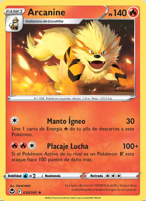 Image of the card Arcanine