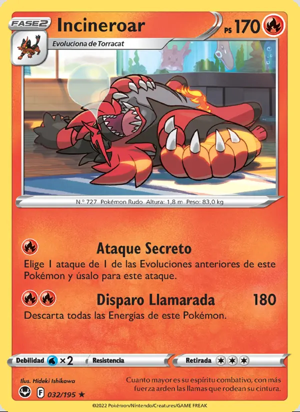 Image of the card Incineroar