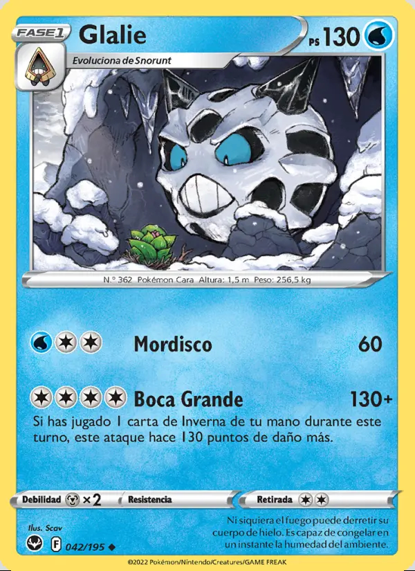 Image of the card Glalie