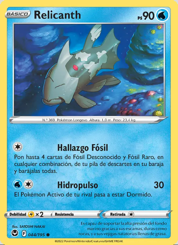 Image of the card Relicanth