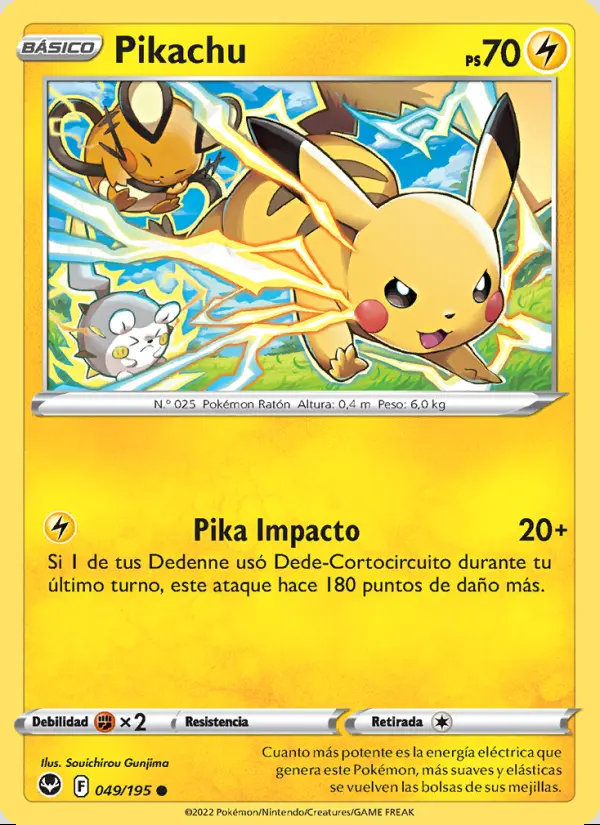 Image of the card Pikachu