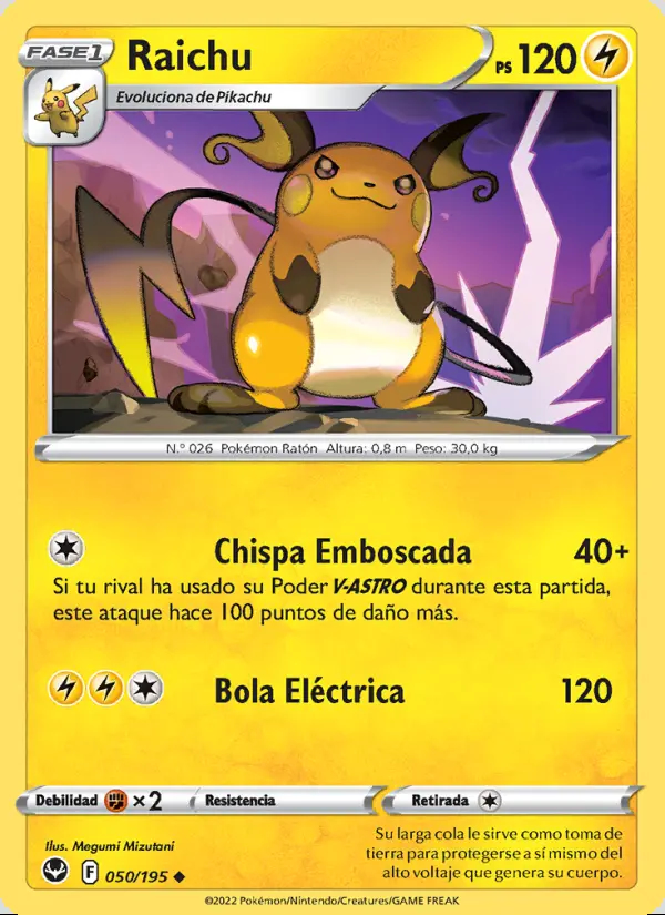 Image of the card Raichu