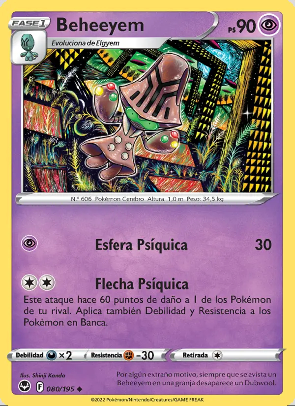 Image of the card Beheeyem