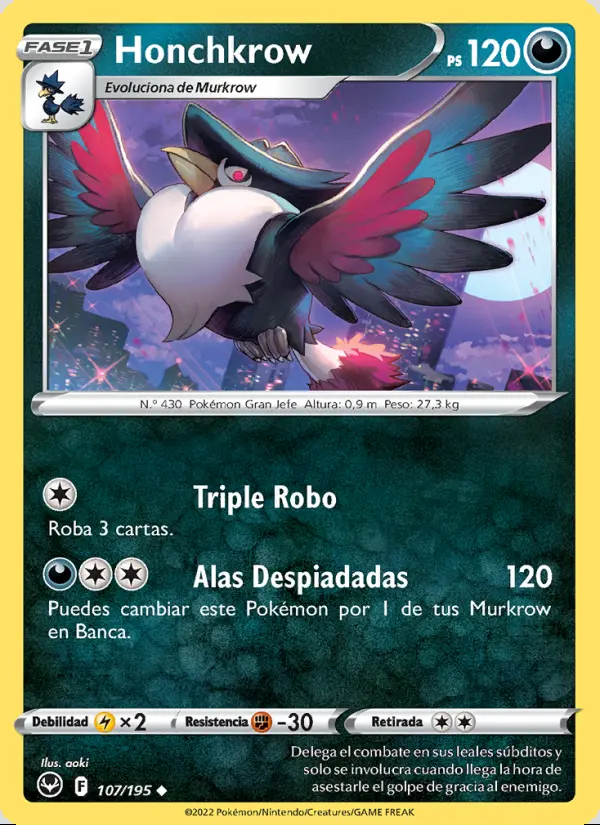 Image of the card Honchkrow