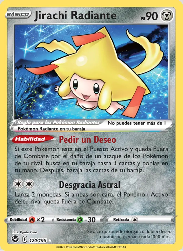 Image of the card Jirachi Radiante